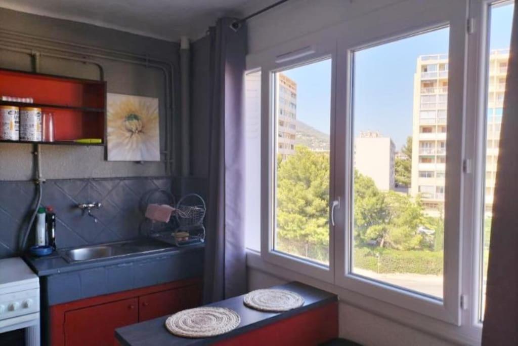 Toulon Est La Valette Studio 35M2 Dominant Parking Proche Mer Lägenhet Exteriör bild